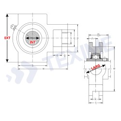 Cast Iron Take Up Units UCT210-SNR